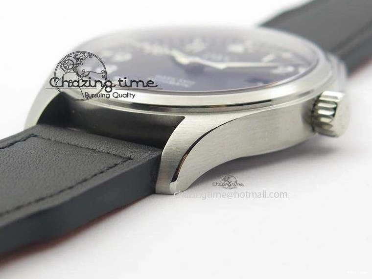 MIROTIME 0501 Mark XVIII IW327001 SS Mk Maker Best Edition Black Dial On Black Leather Strap A SunProtective 7299